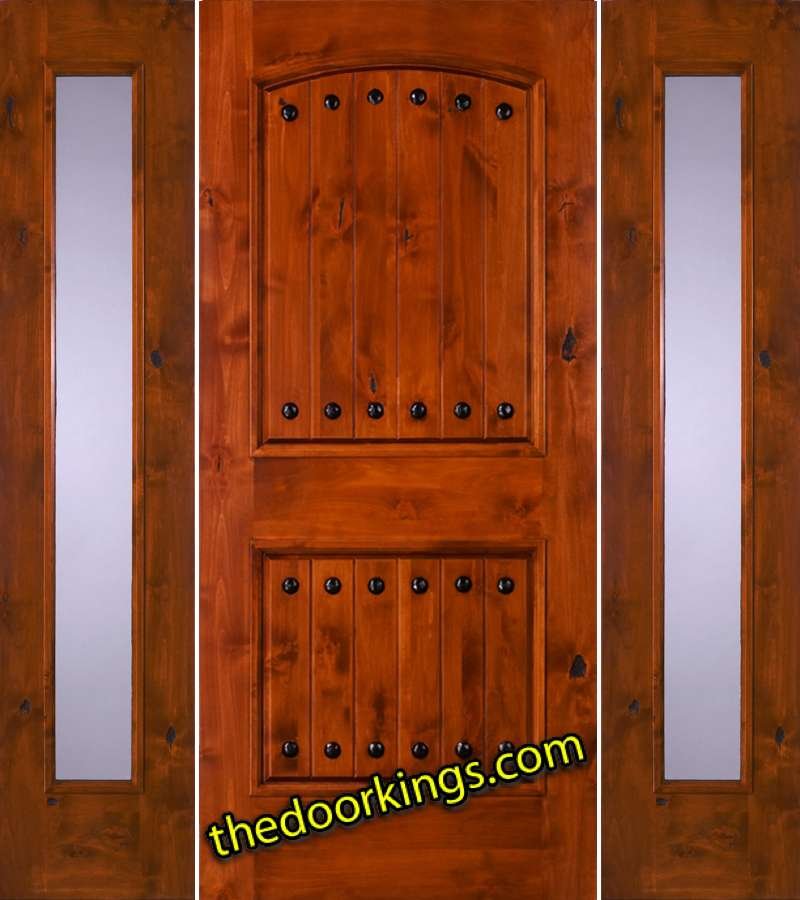 sw62 knotty alder with two sw68 sidelites